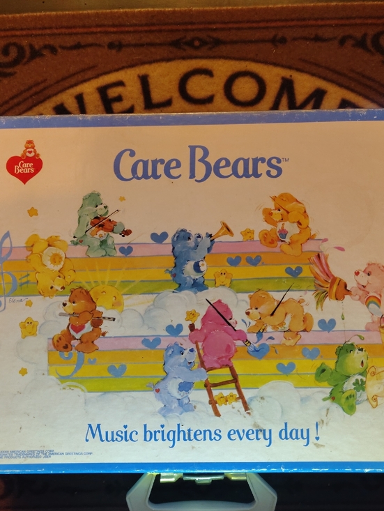 Care Bears Other - Vintage 1983 Care Bears Playtime Record Player with Original Box & 2 Vinyls